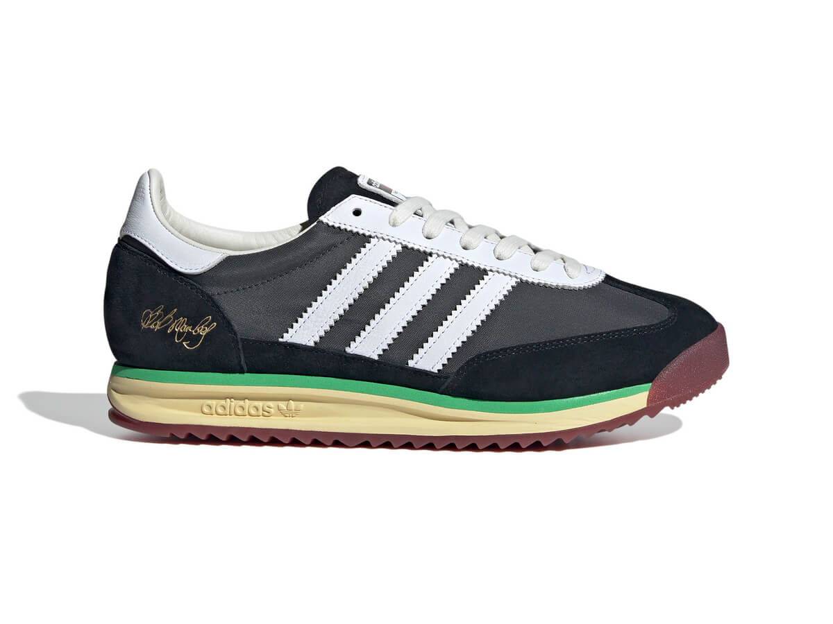 adidas Originals x Bob Marley SL 72 - Core Black / Cloud White / Off White - JR7973