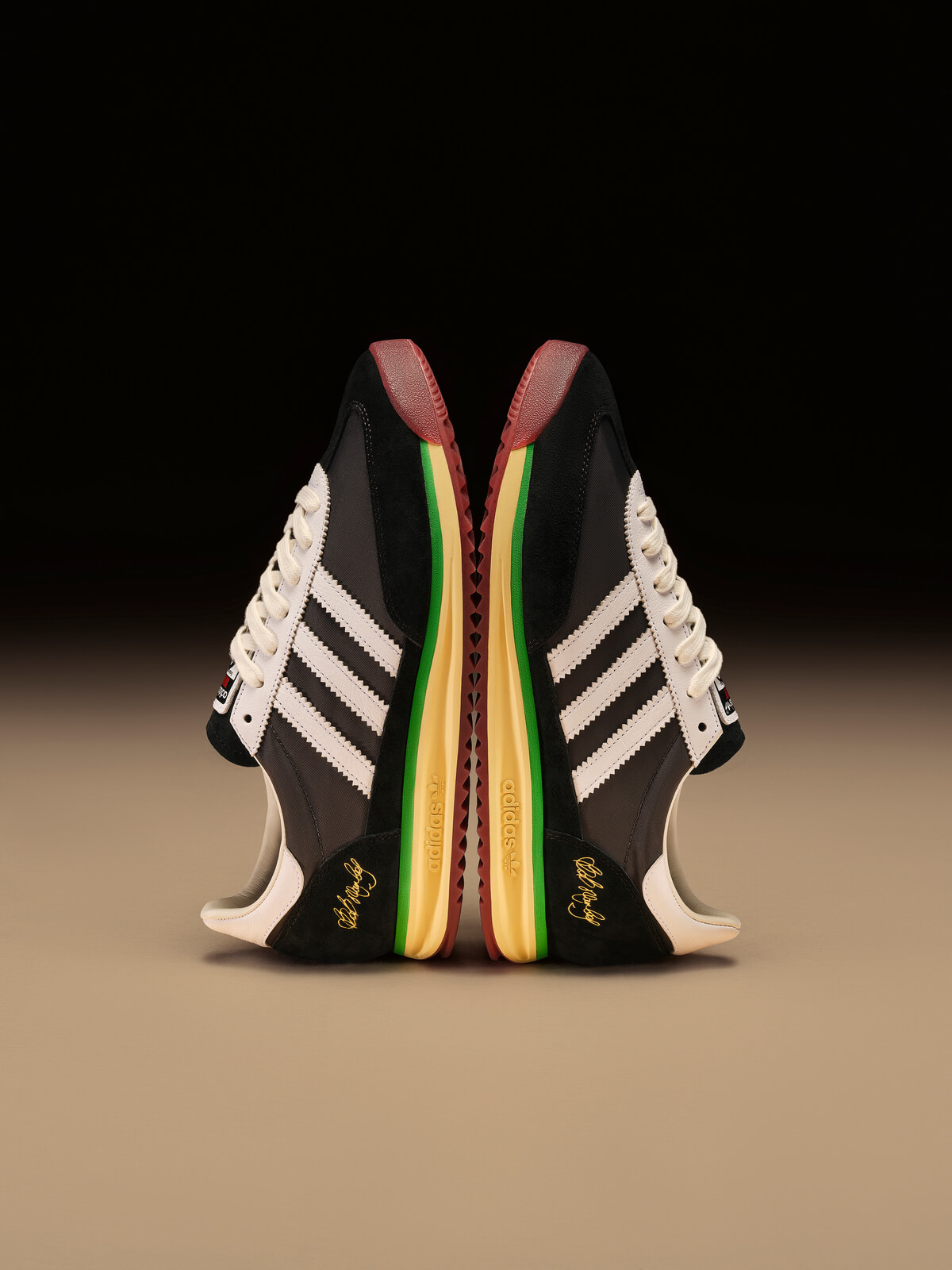 adidas Originals x Bob Marley SL 72 - Core Black / Cloud White / Off White - JR7973