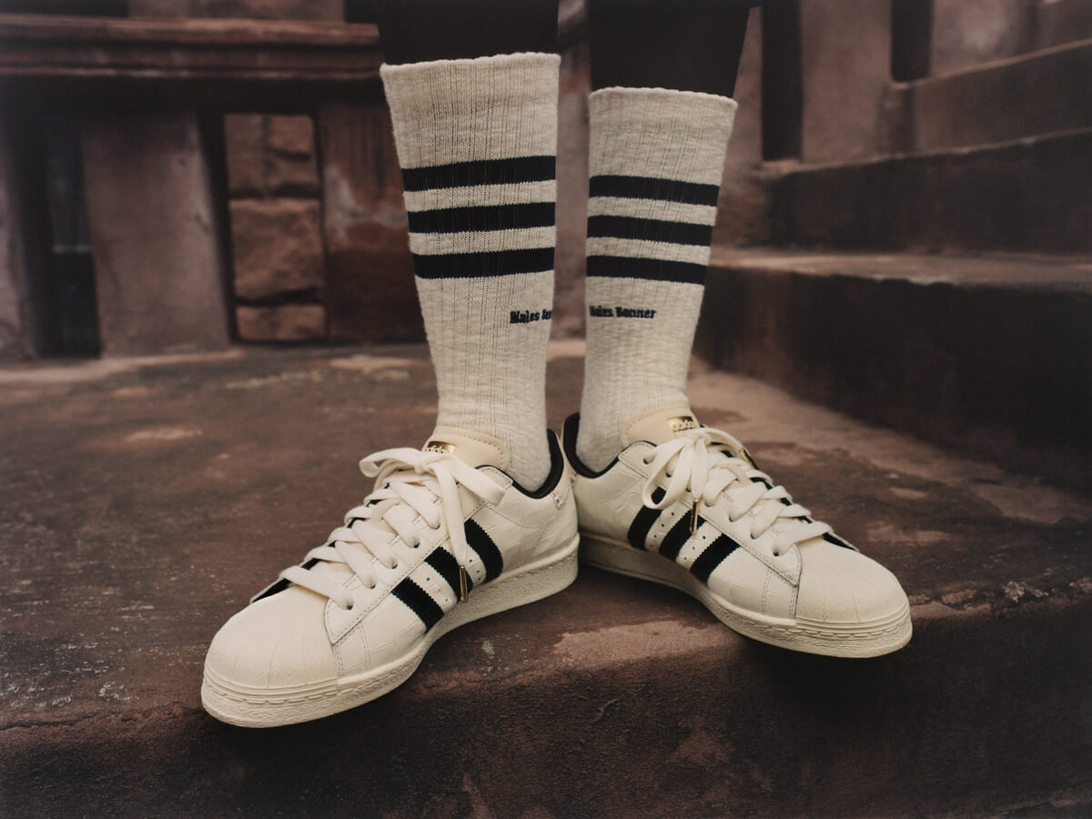 adidas x Wales Bonner Superstar - Wonder White / Collegiate Navy / Night Red - JP7161