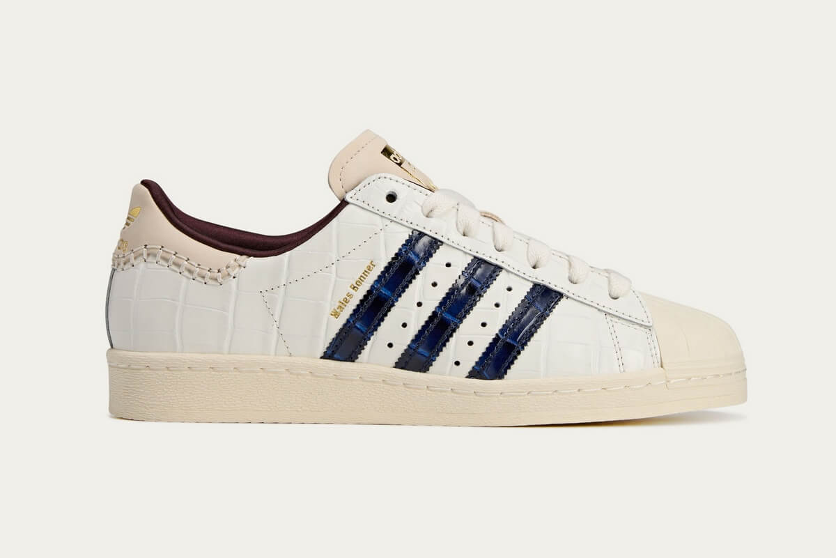 adidas x Wales Bonner Superstar - Wonder White / Collegiate Navy / Night Red - JP7161