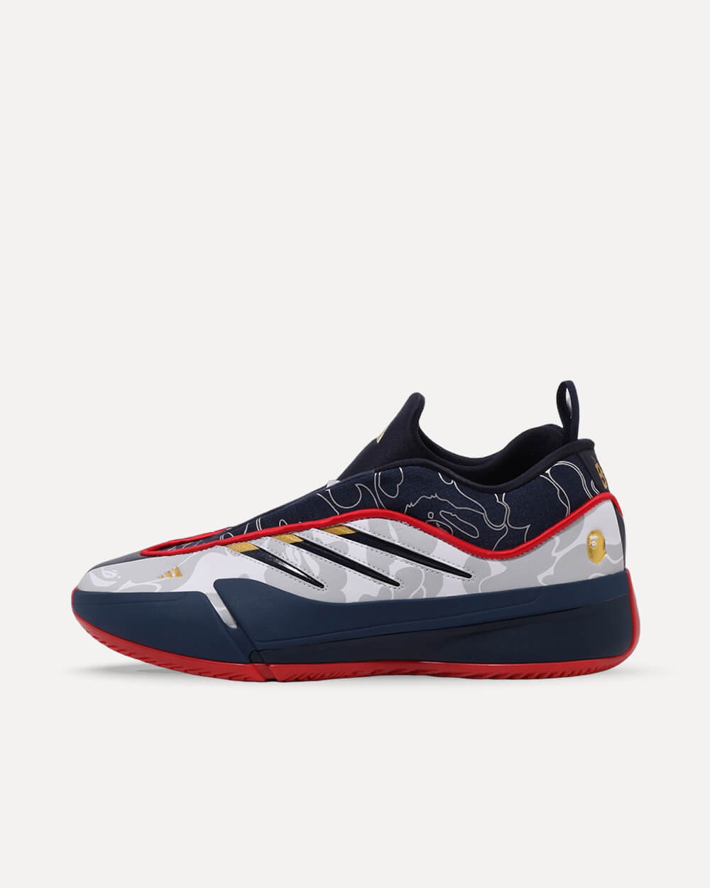 adidas x BAPE Dame 9 „Olympic“