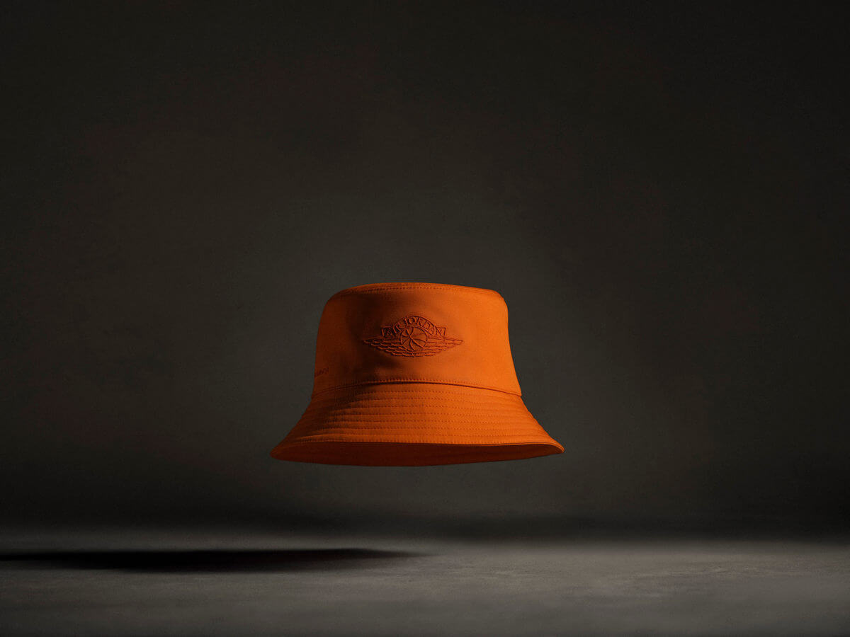Nike Air Jordan Wings Collection Bucket Hat Orange