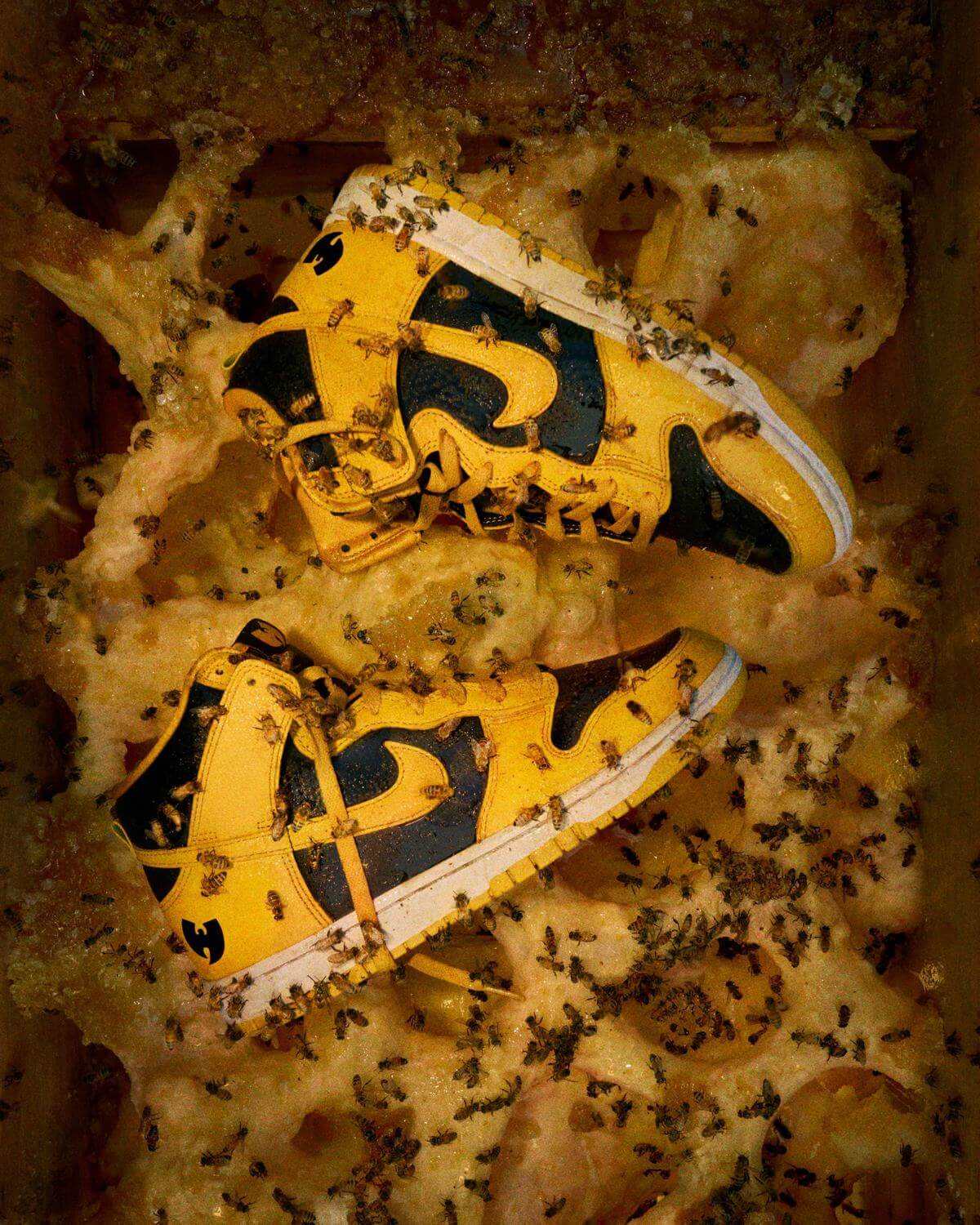 Nike x Wu-Tang Dunk High - Black/Pollen/White - HJ4320-001