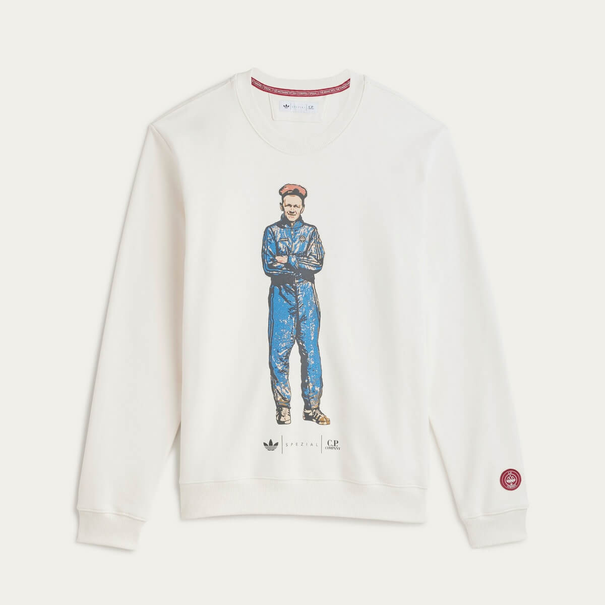 adidas SPEZIAL x C.P. Company Sweatshirt SPZL - Chalk White - JH1463