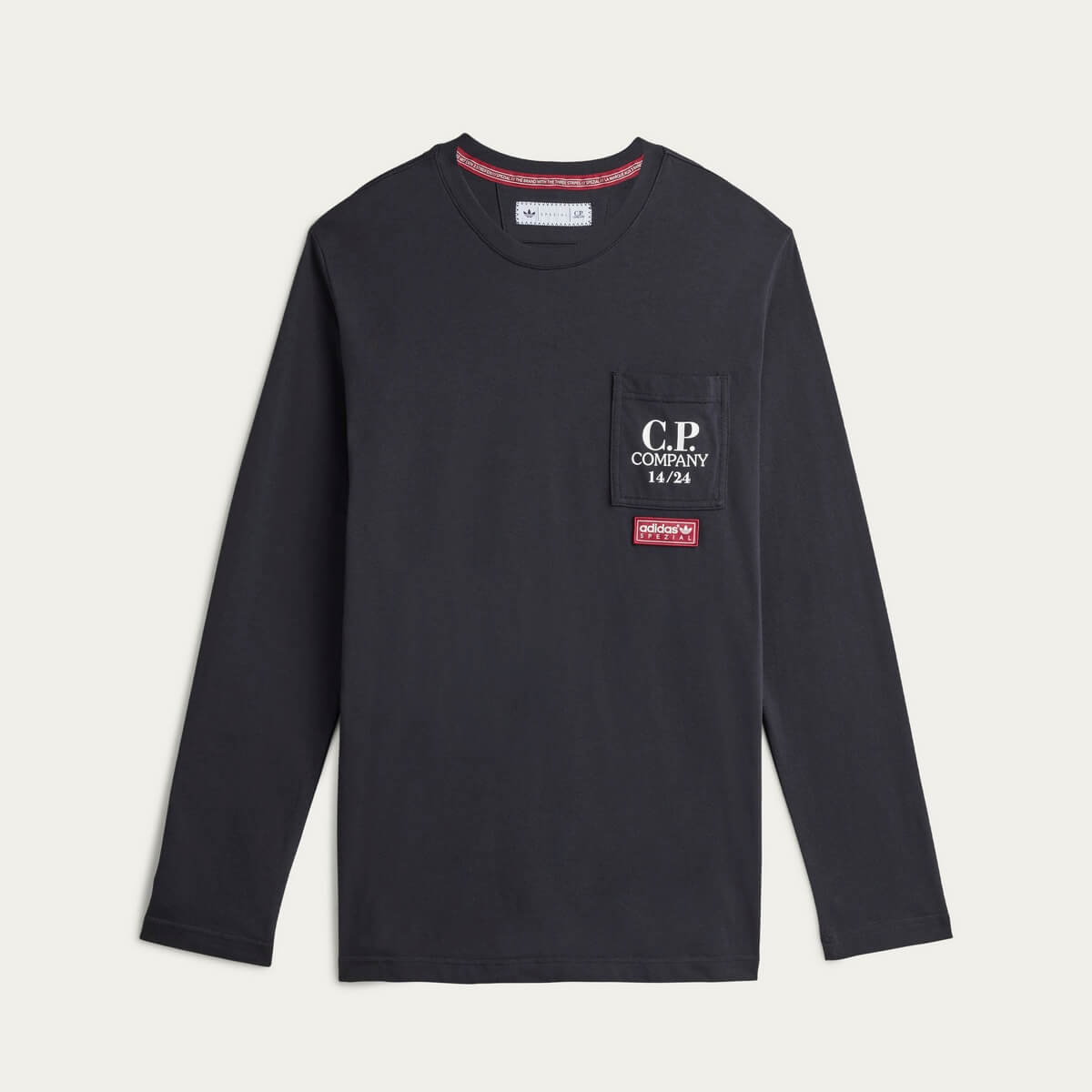 adidas SPEZIAL x C.P. Company Pocket Long Sleeve Top SPZL - Black - JN8656