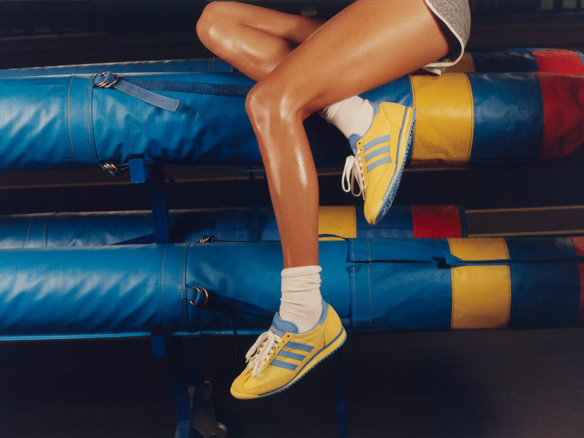 adidas Originals x Sporty & Rich - SL72 - Yellow/Blue/Yellow - JH6702