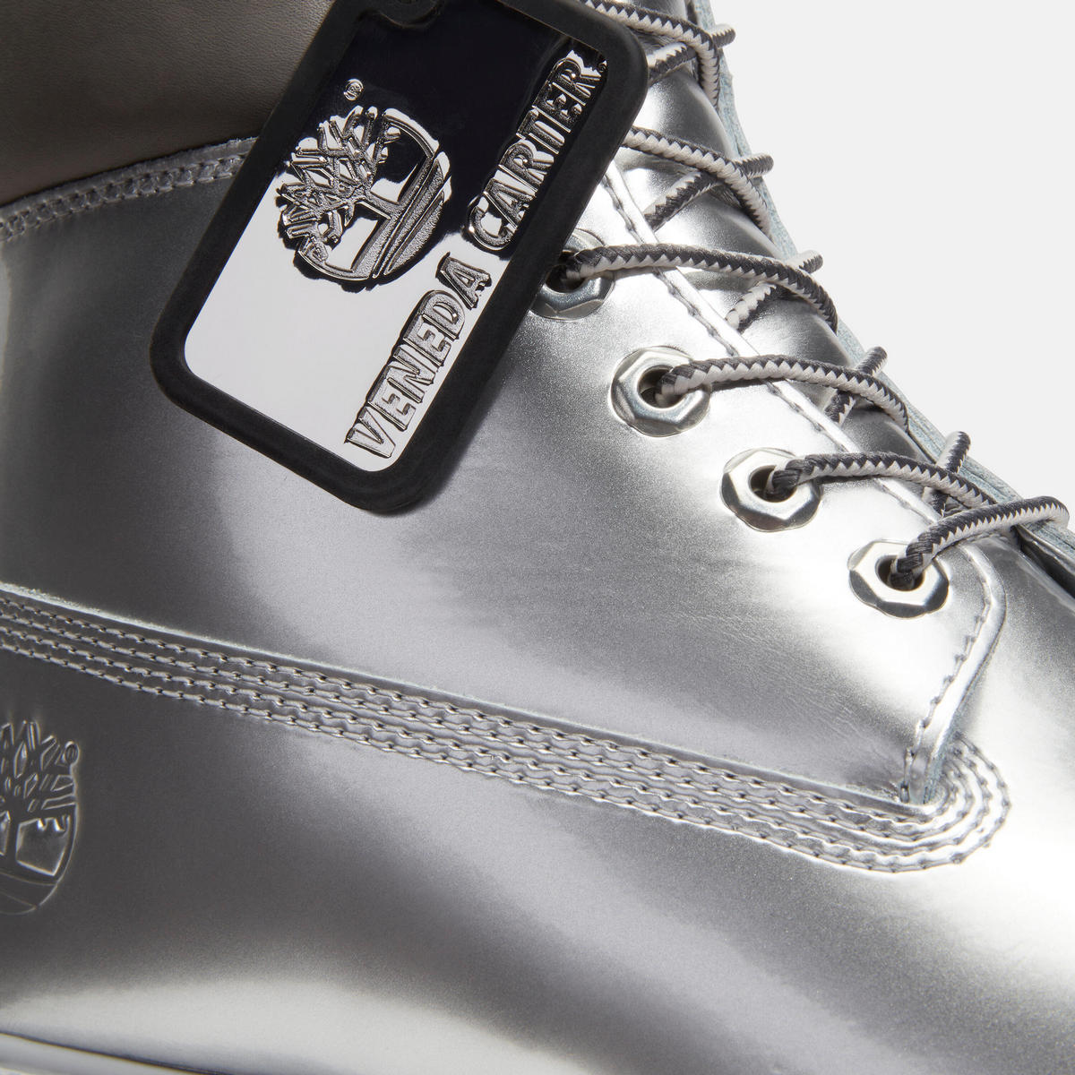 Timberland x Veneda Carter 6" Premium Boot - Silver Metallic - TB0A6D9MEBN
