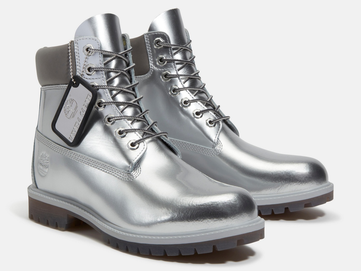 Timberland x Veneda Carter 6" Premium Boot - Silver Metallic - TB0A6D9MEBN