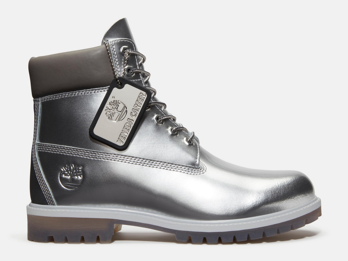 Timberland x Veneda Carter 6" Premium Boot - Silver Metallic - TB0A6D9MEBN