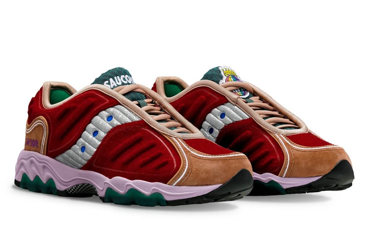 Saucony x Jae Tips Matrix 'Savior' - Cranberry - S70922-1