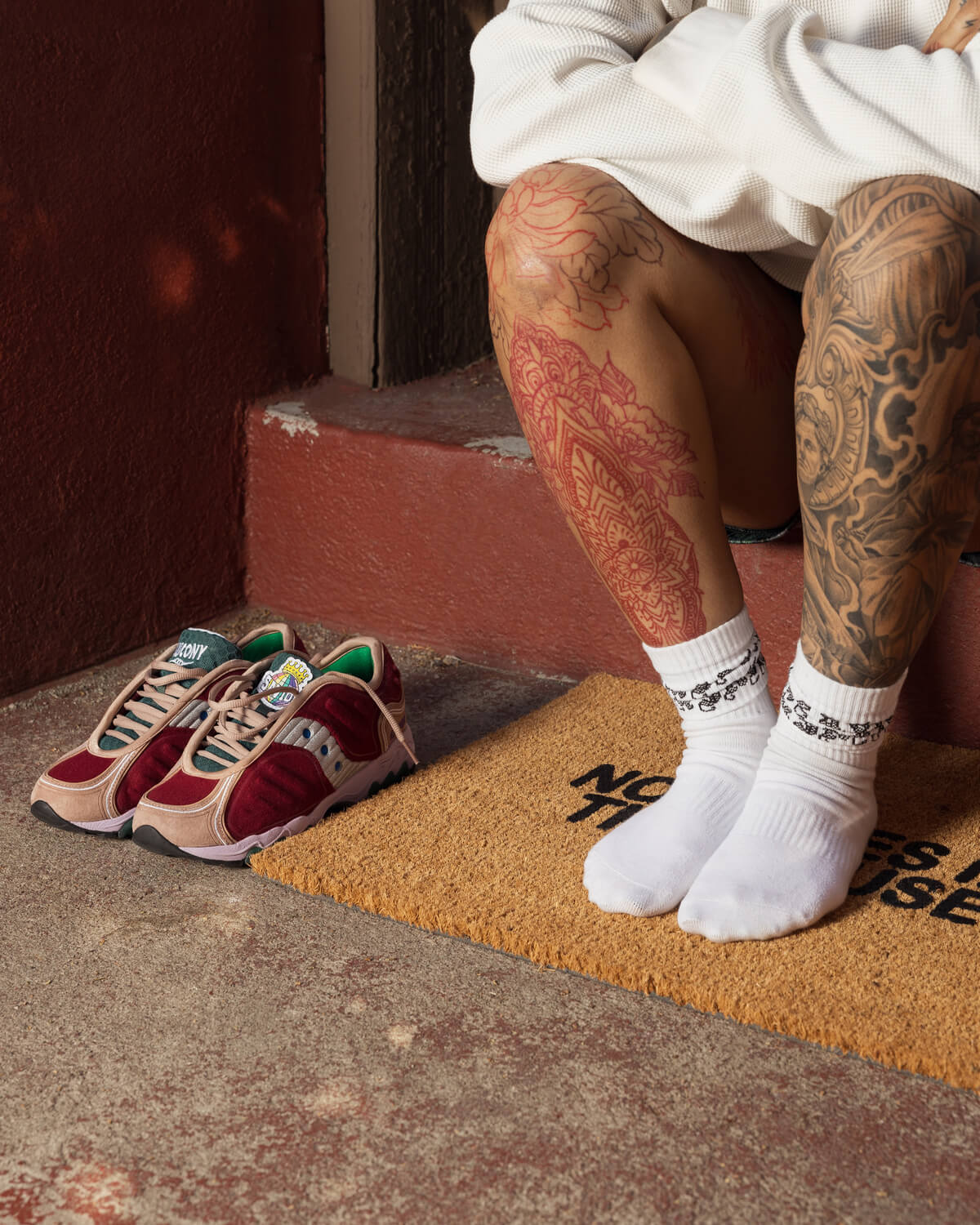 Saucony x Jae Tips Matrix 'Savior' - Cranberry - S70922-1