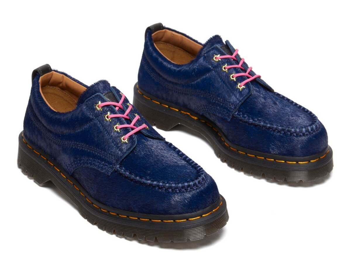 Dr. Martens x Awake NY Lowell - Hair-on Leather - Peony Navy