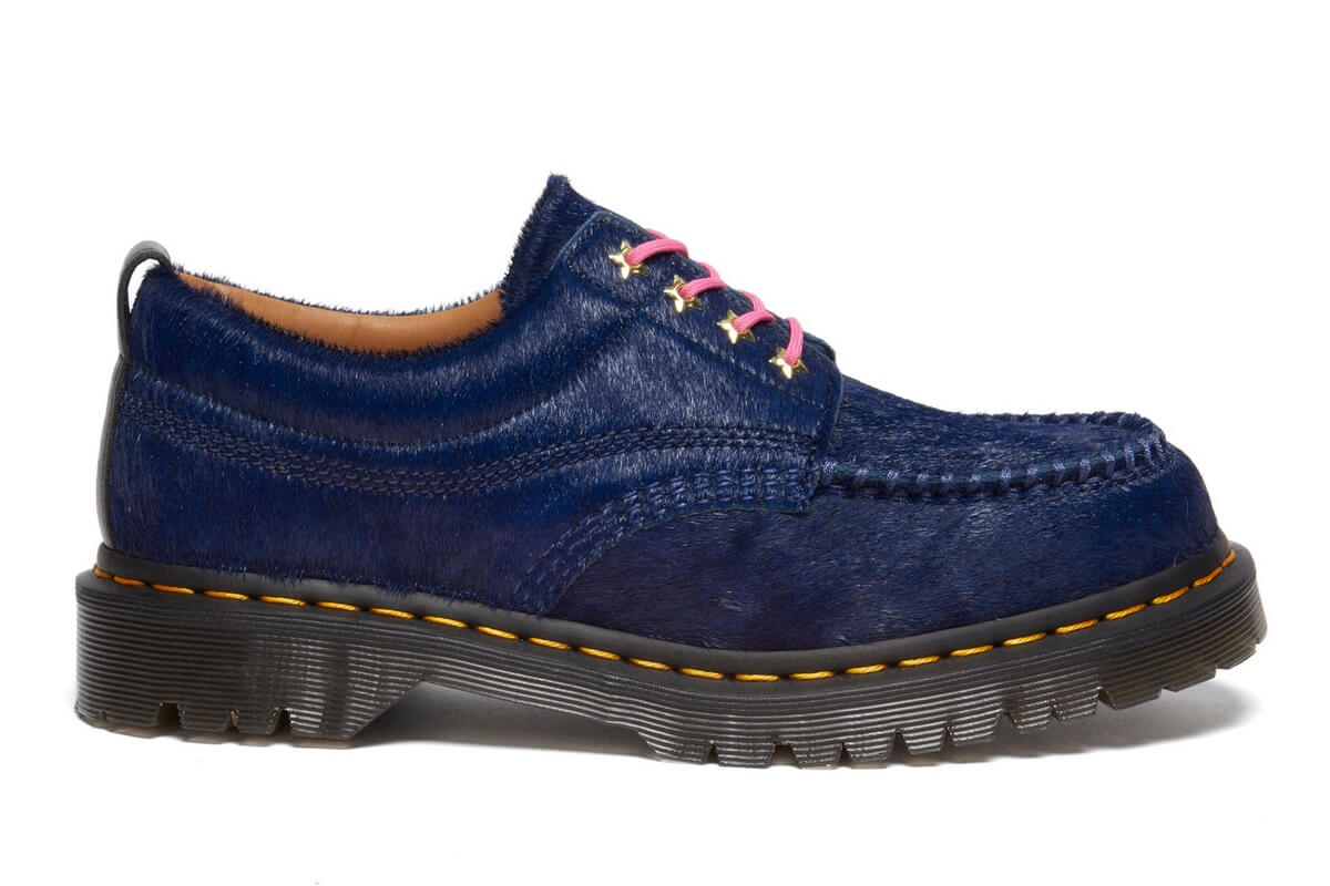 Dr. Martens x Awake NY Lowell - Hair-on Leather - Peony Navy