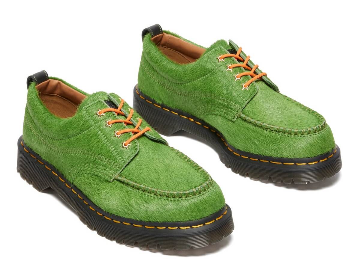 Dr. Martens x Awake NY Lowell - Hair-on Leather - Vibrant Green