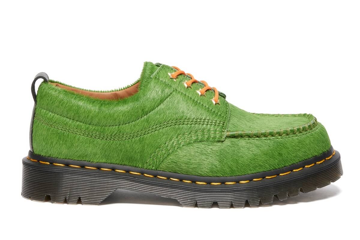 Dr. Martens x Awake NY Lowell - Hair-on Leather - Vibrant Green