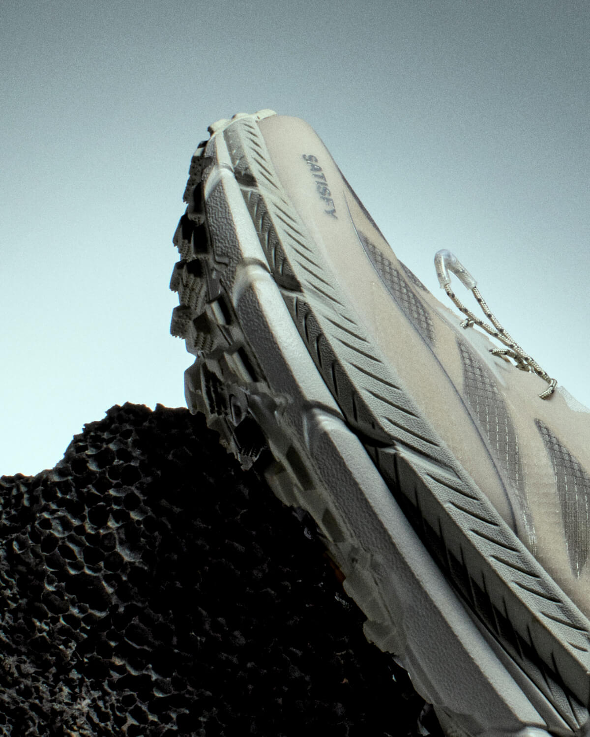 HOKA x SATISFY Mafate Speed 4 Lite STSFY - Bone - 1157050-BONE