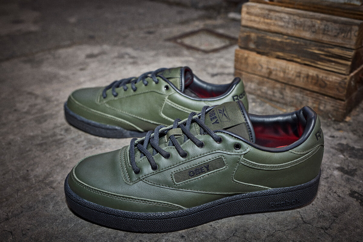 Reebok x OBEY Club C 85 - Green/Black/Red - 100220303