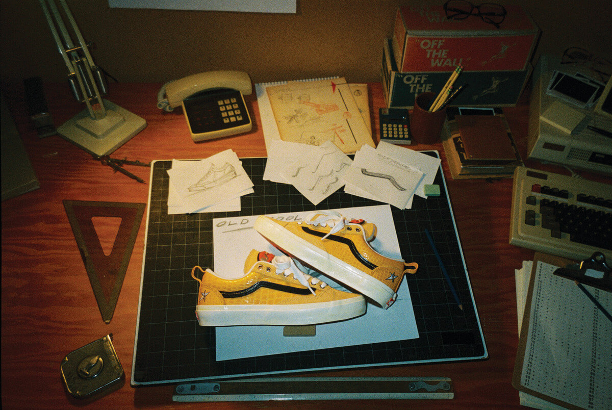 Vans Skate x Carpet Company Old Skool 36+ - Mustard - VN000EEGYLW