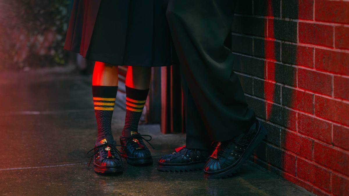 adidas Originals x CLOT by Edison Chen Superstar Chinese New Year - Core Black/Carbon/Gold Metallic - JR5114
