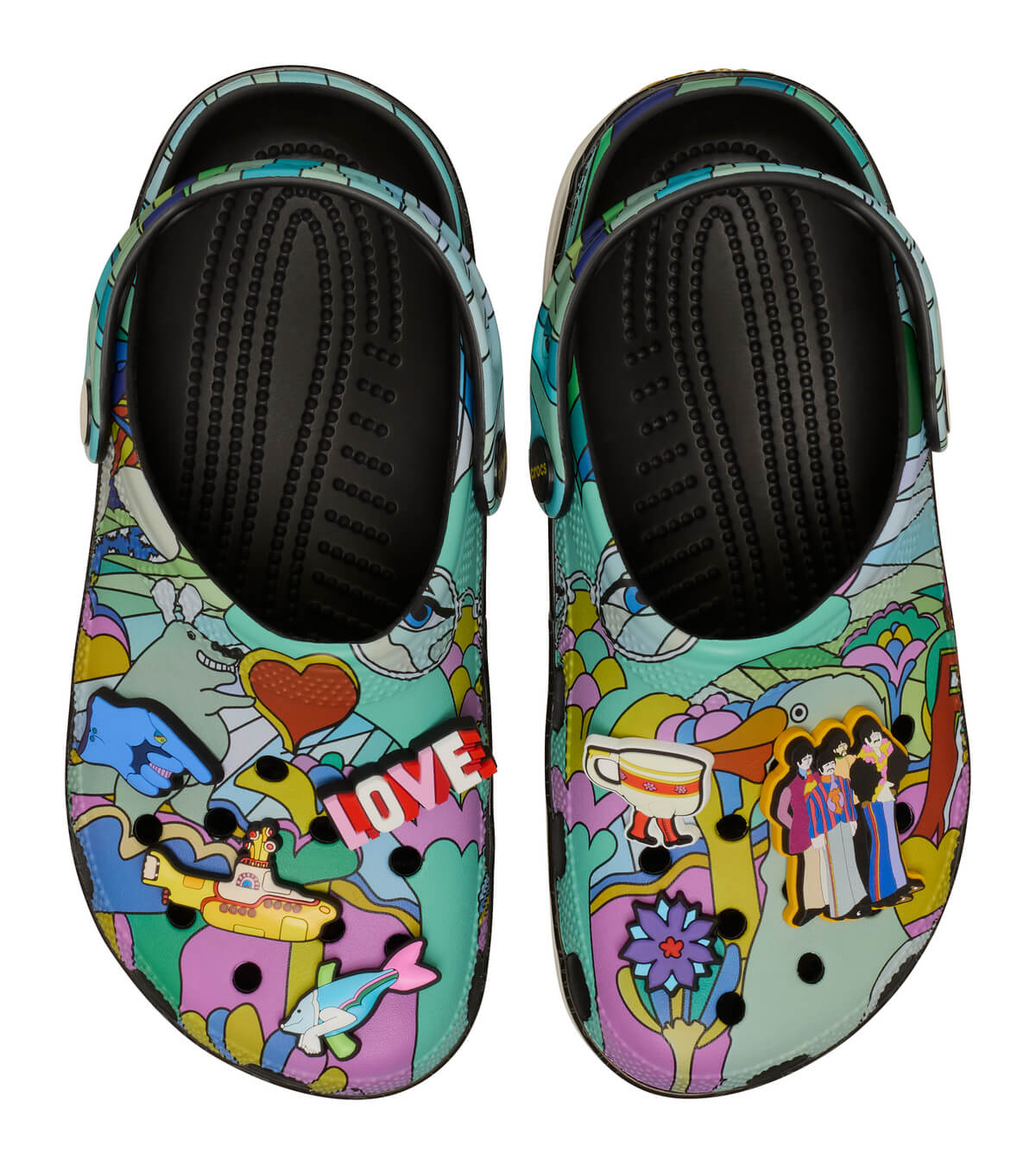 Crocs x The Beatles Classic Clog - Multi - 210895-90H