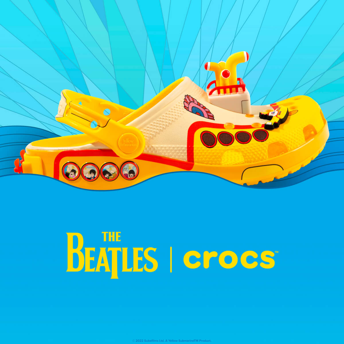 Crocs x The Beatles Classic Clog - Yellow Sub - 210893-90H