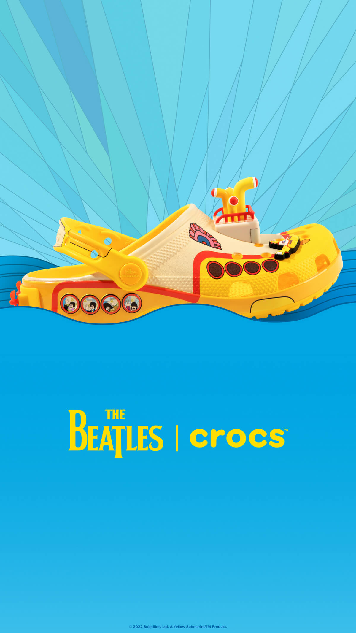 Crocs x The Beatles Classic Clog Collection