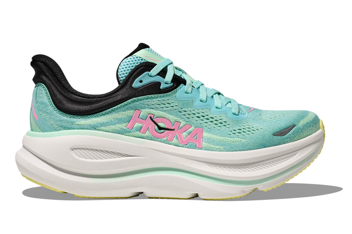 HOKA Bondi 9 - Luna Moth / Blue Spark