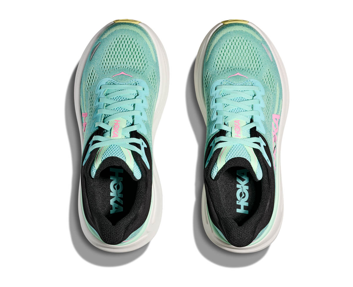 HOKA Bondi 9 - Luna Moth / Blue Spark