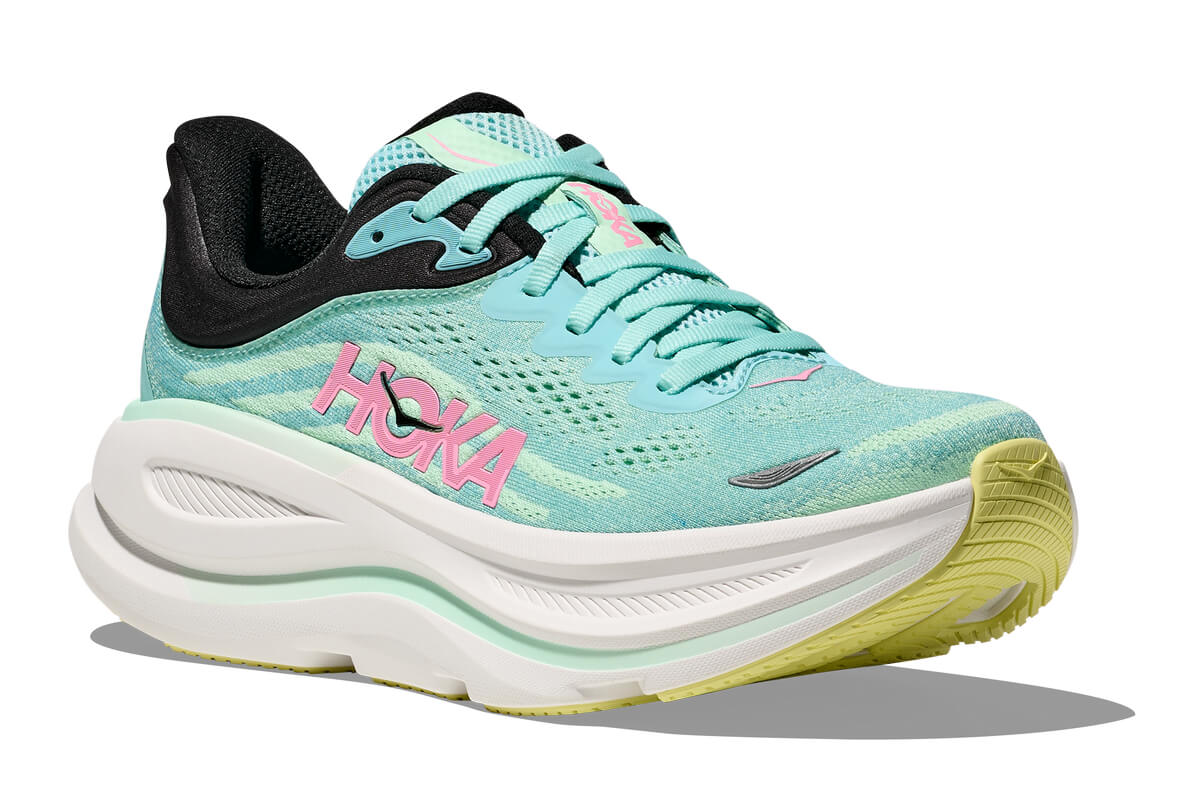 HOKA Bondi 9 - Luna Moth / Blue Spark