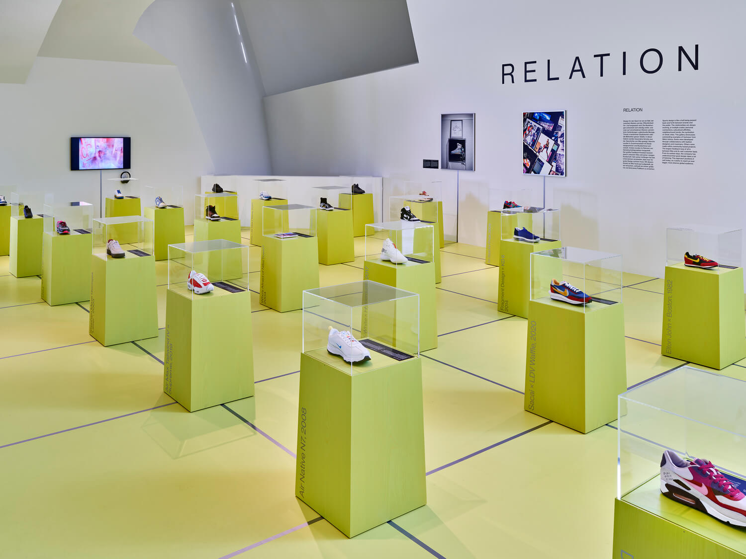 Installation view »Nike: Form Follows Motion« © Vitra Design Museum Photo: Bernhard Strauss