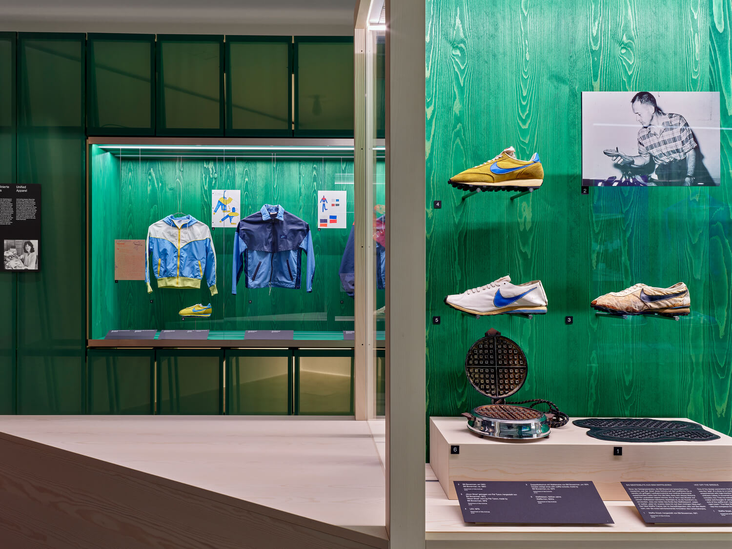 Installation view »Nike: Form Follows Motion« © Vitra Design Museum Photo: Bernhard Strauss