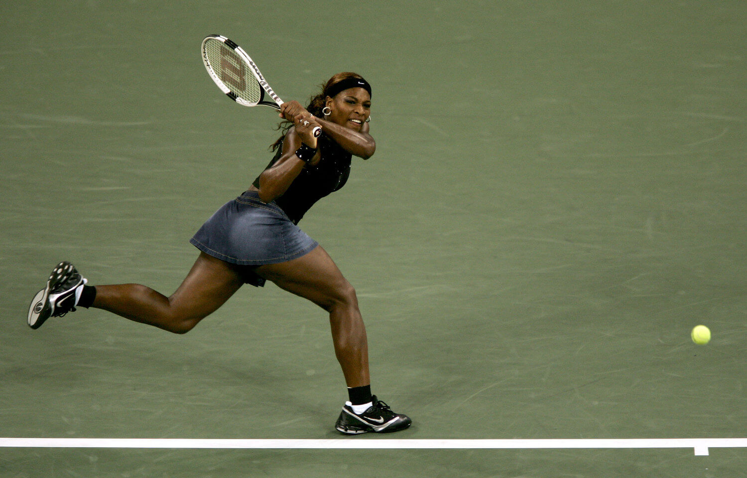 Serena Williams, US Open, New York, 2004 © Getty Images, photo: Clive Brunskill