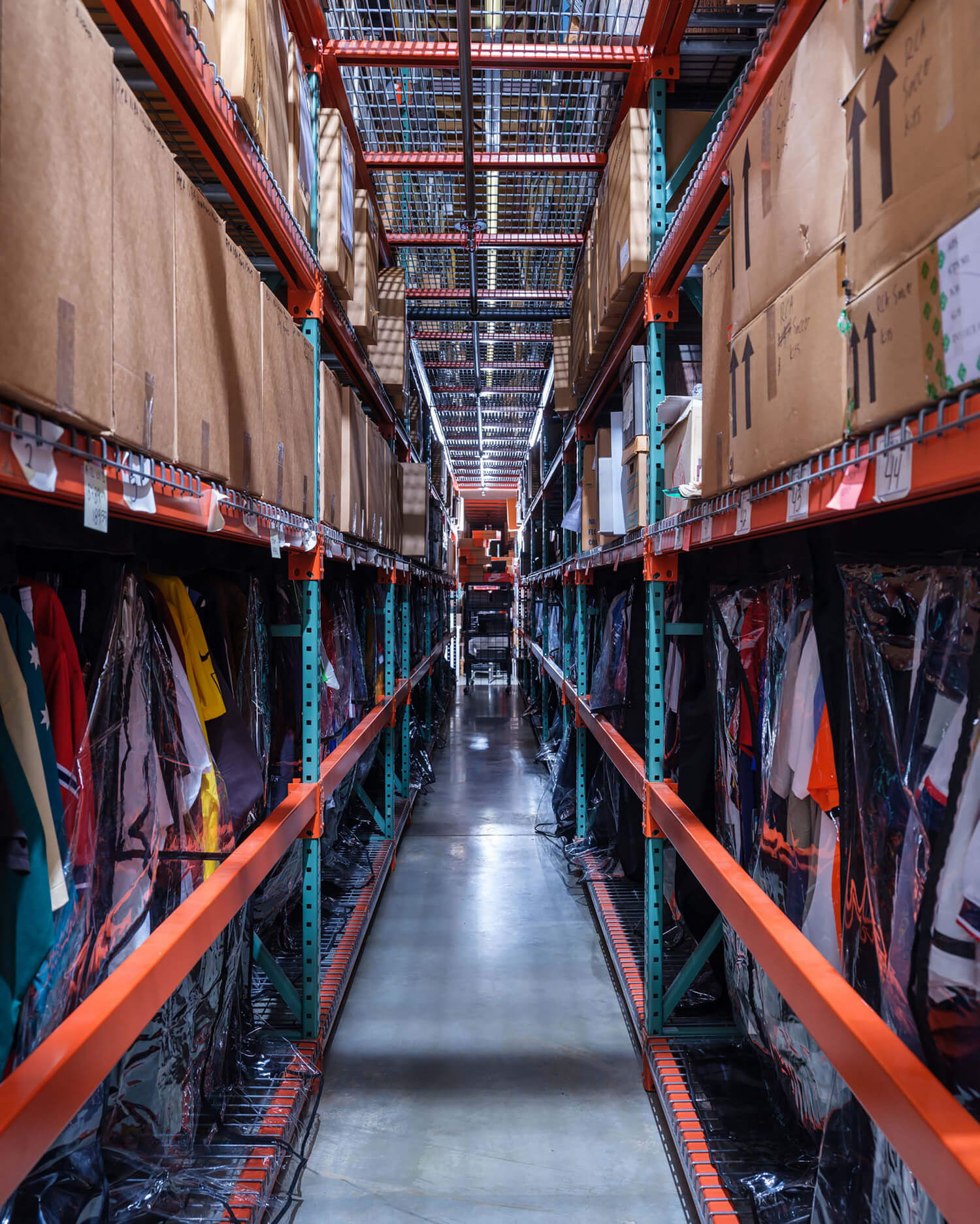 View into the Department of Nike Archives (DNA), Beaverton, Oregon, 2024 © Nike, Inc., photo: Alastair Philip Wiper