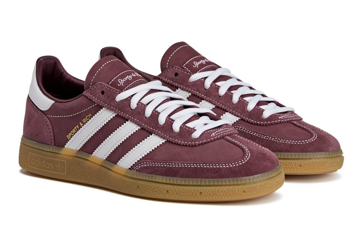 adidas Originals x Sporty & Rich Handball Spezial - Shadow Red/Cloud White/Gum 3 - JP7068