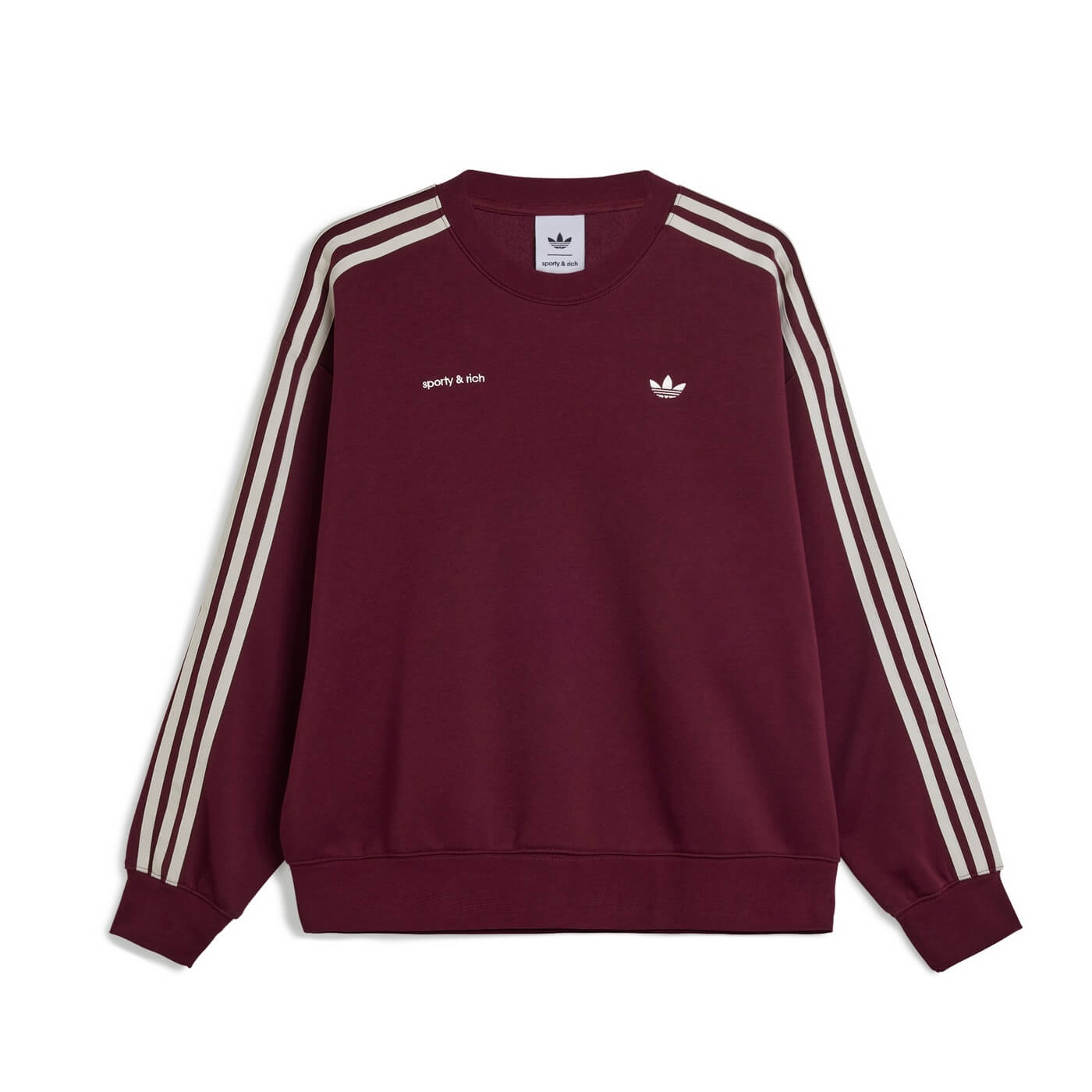 adidas Originals x Sporty & Rich Sweatshirt - Burgundy - JN5321