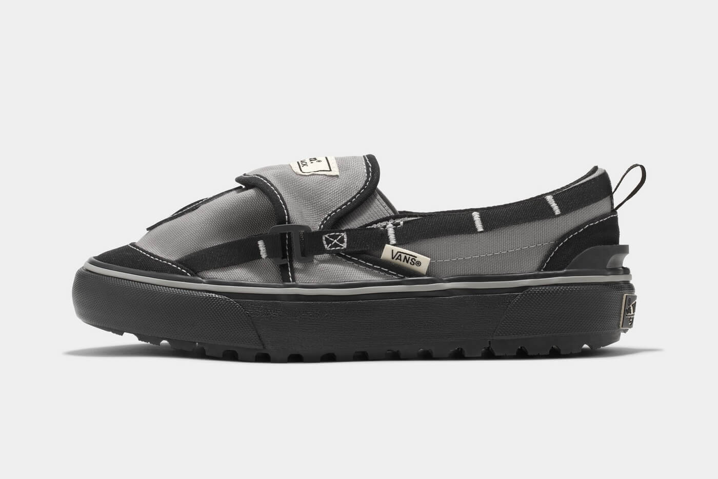 Vans x Nicole McLaughlin Slip-On "Rucksack" - Grey/Black - VN000S99N43