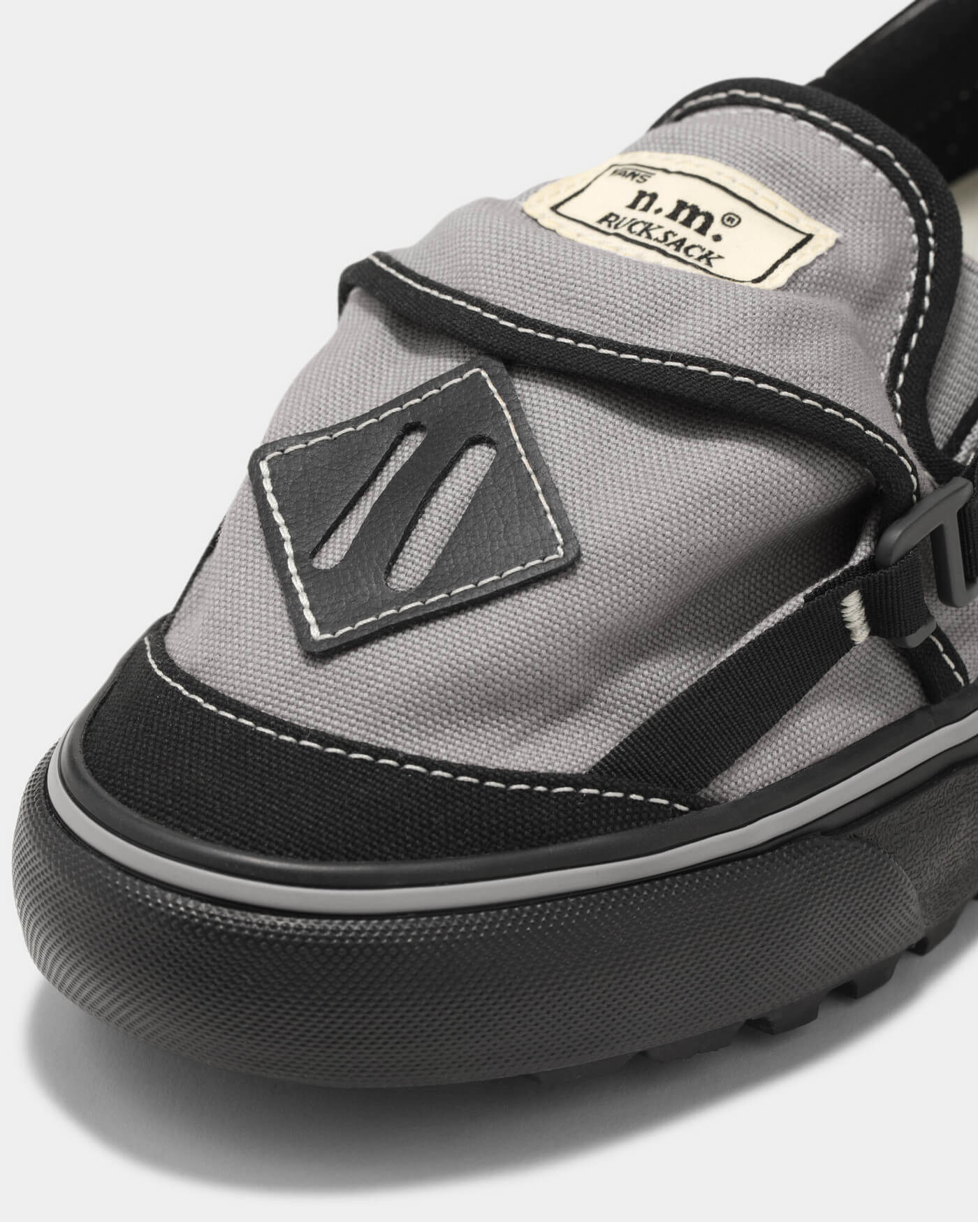 Vans x Nicole McLaughlin Slip-On "Rucksack" - Grey/Black - VN000S99N43