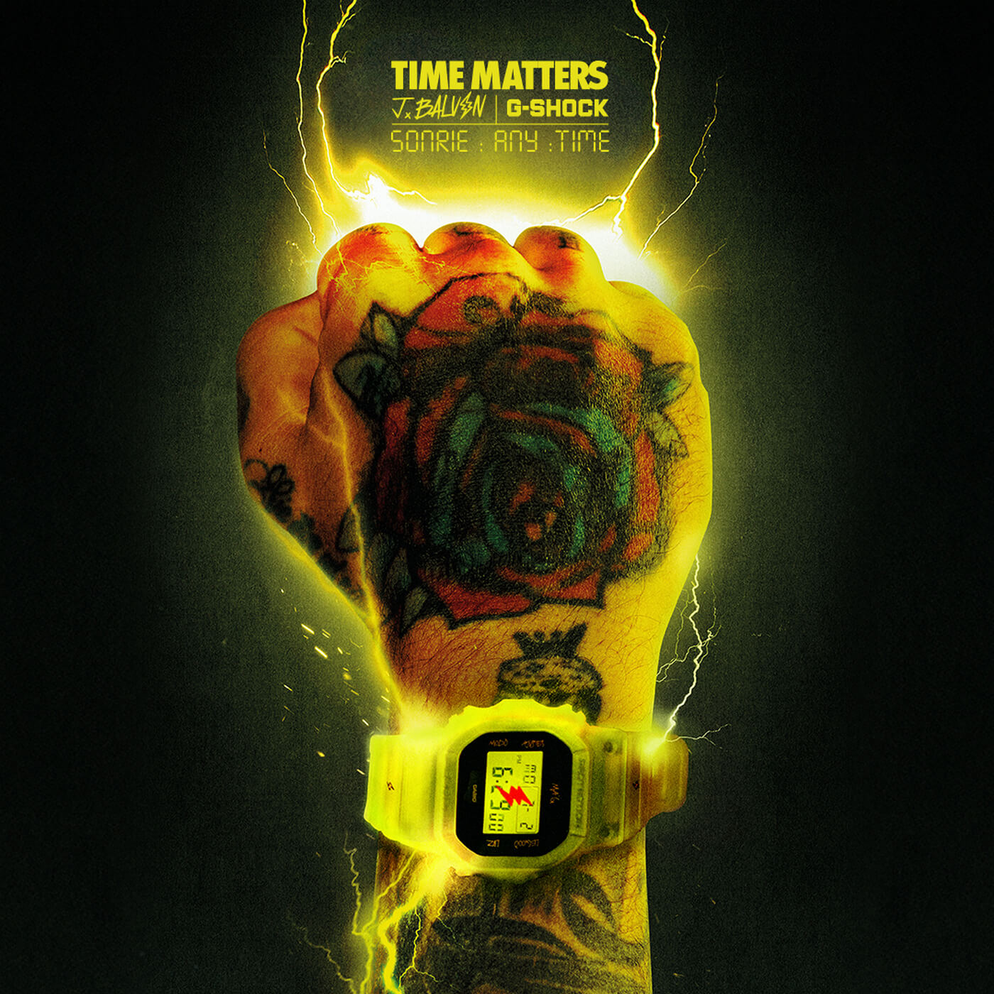 Casio G-Shock x J Balvin - DWE-5600JB-1A9ER