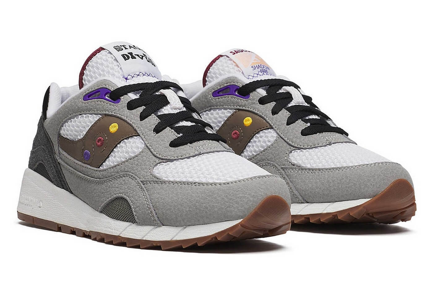Saucony x SauconySneaks Shadow 6000 "Stage Dives" - White/Grey - S70903-3