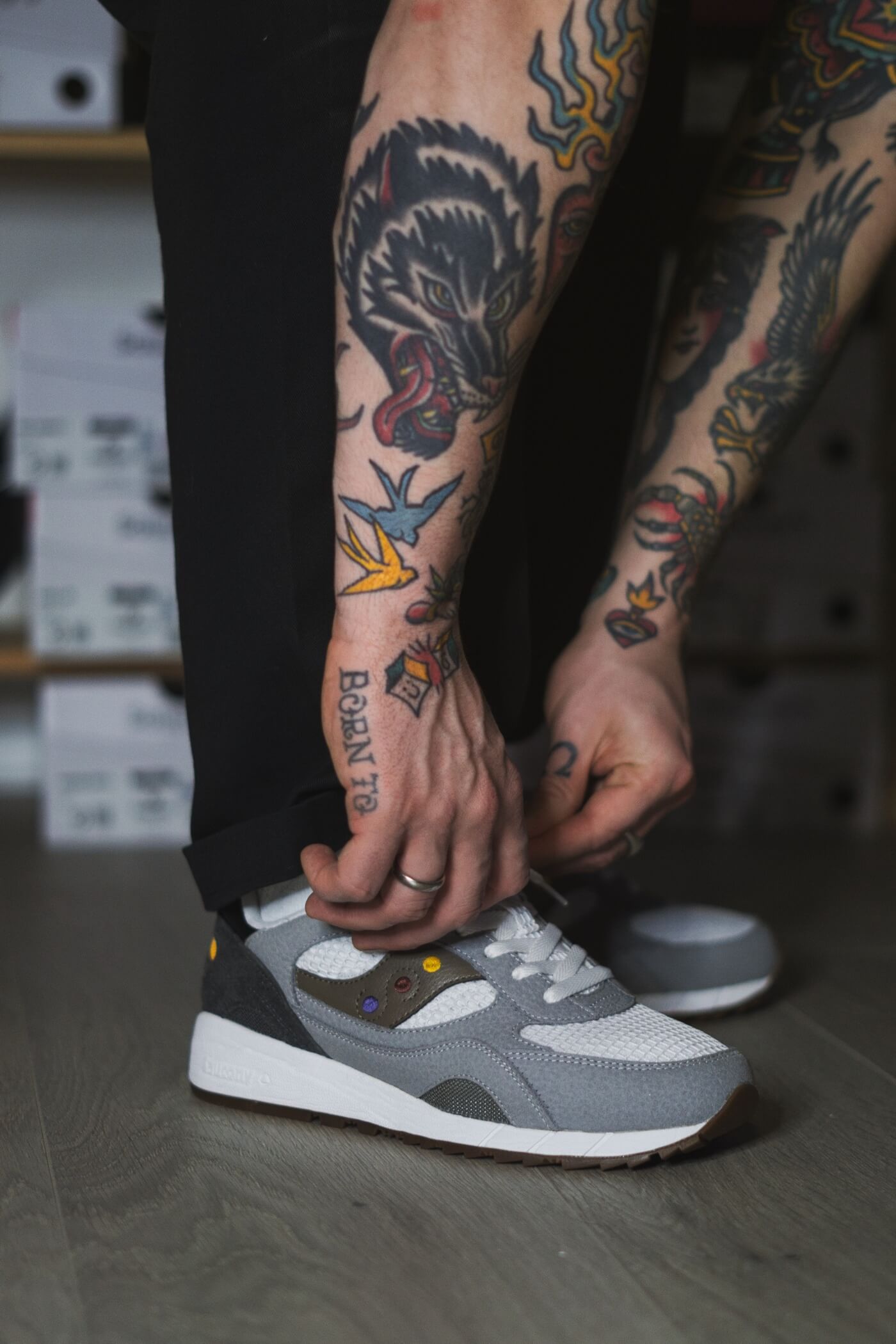 Saucony x SauconySneaks Shadow 6000 "Stage Dives" - White/Grey - S70903-3