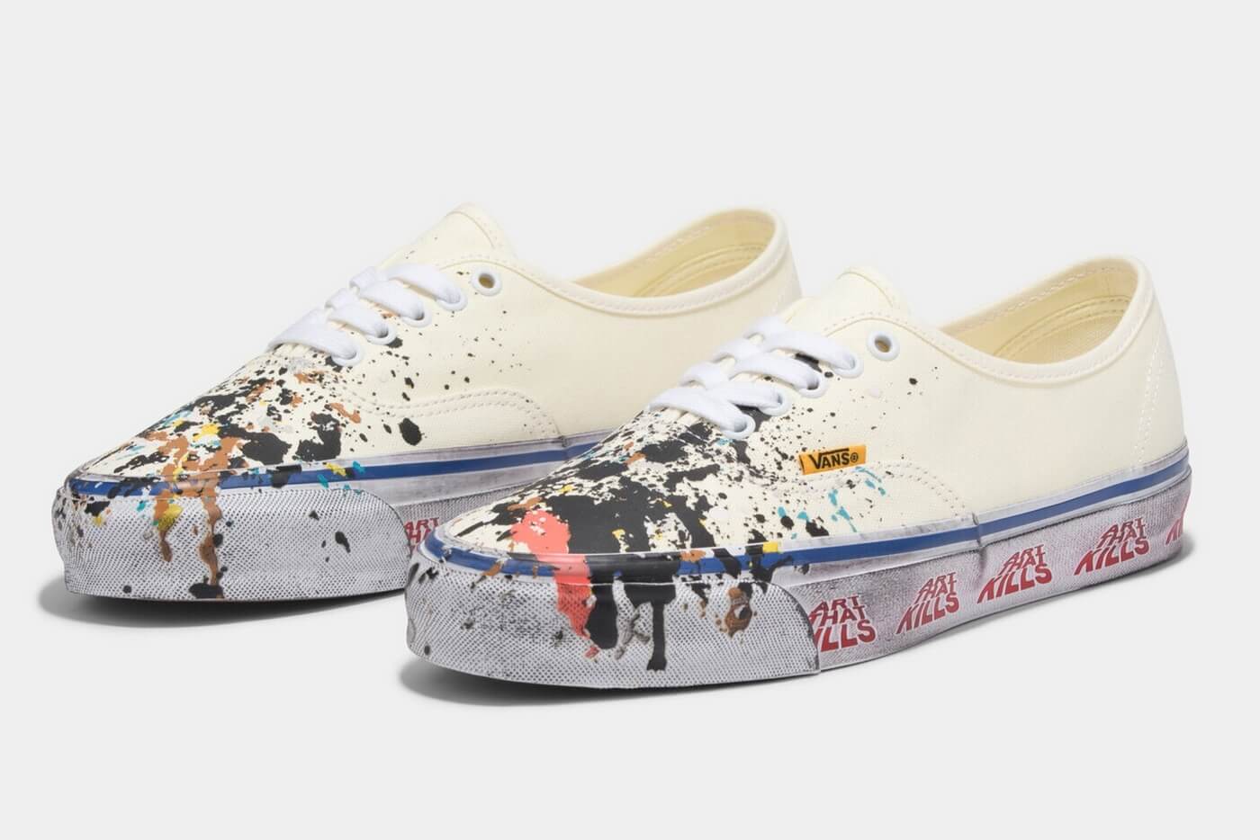 Vans OTW x Gallery Dept. Authentic Reissue 44 "Art That Kills" - Cream/Multicolor - VN000SJKEM21