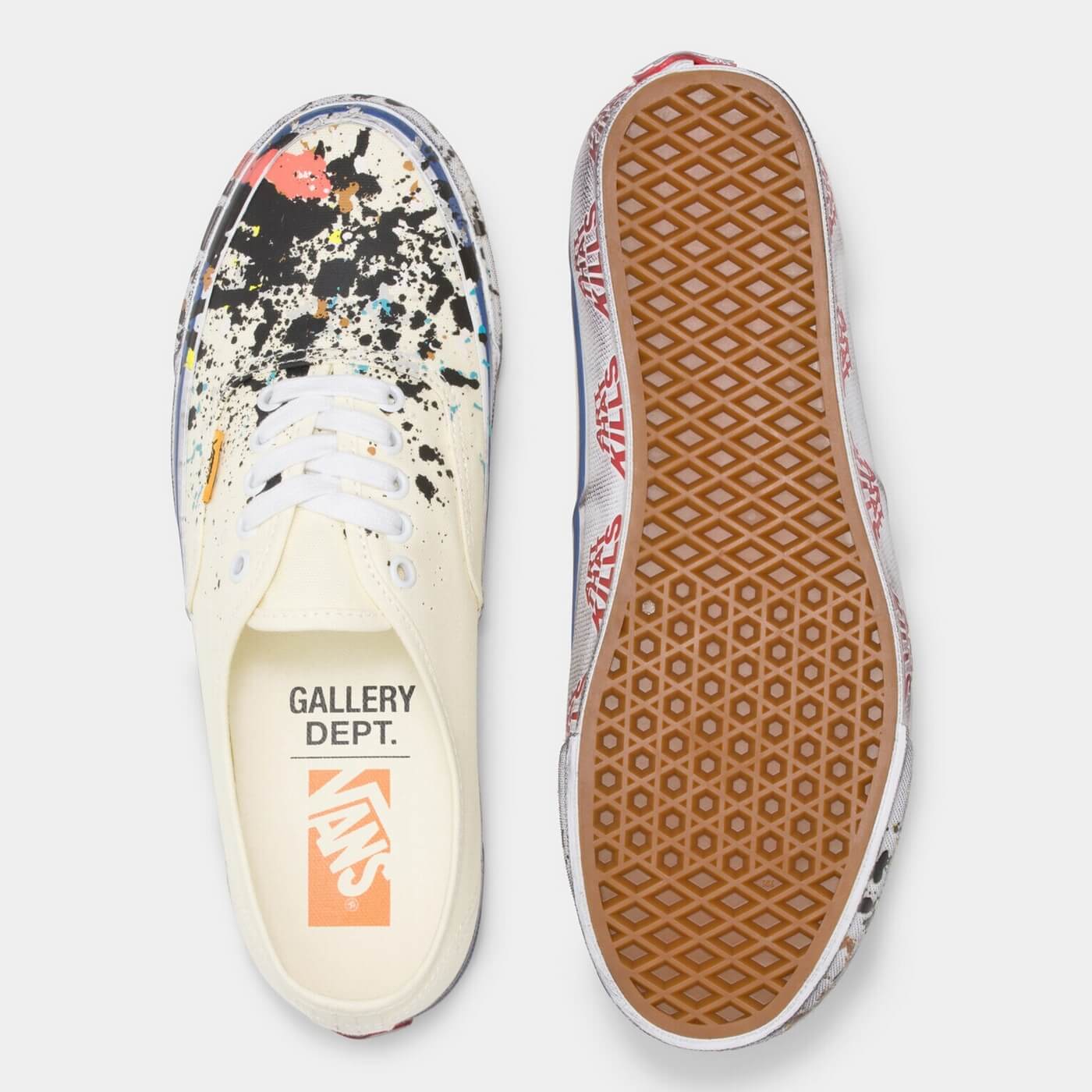 Vans OTW x Gallery Dept. Authentic Reissue 44 "Art That Kills" - Cream/Multicolor - VN000SJKEM21