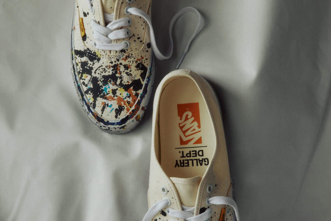 Vans OTW x Gallery Dept. Authentic Reissue 44 "Art That Kills" - Cream/Multicolor - VN000SJKEM21