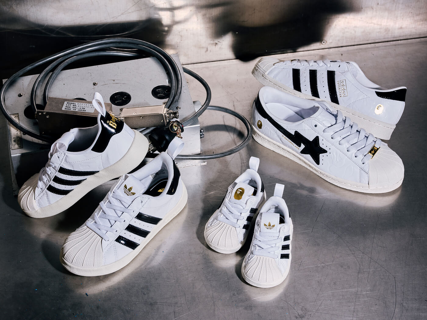 adidas Originals x BAPE Superstar Collection SS25 (JQ2400, JQ2401, JR2701)