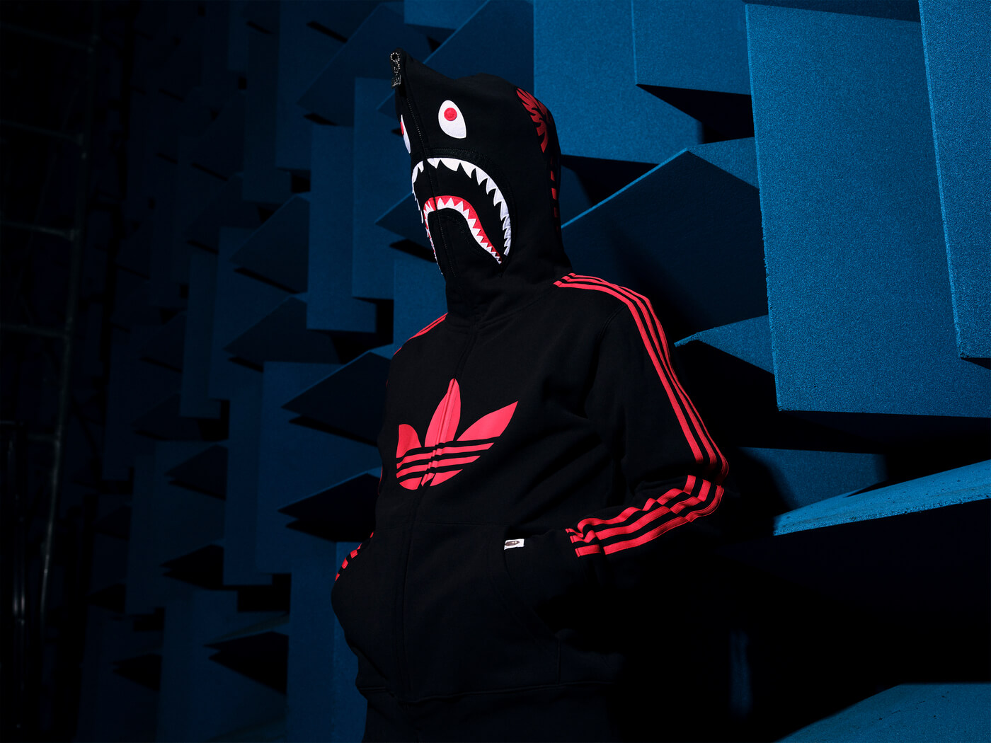 adidas Originals x BAPE Ultimate Shark Hoodie - JN7119
