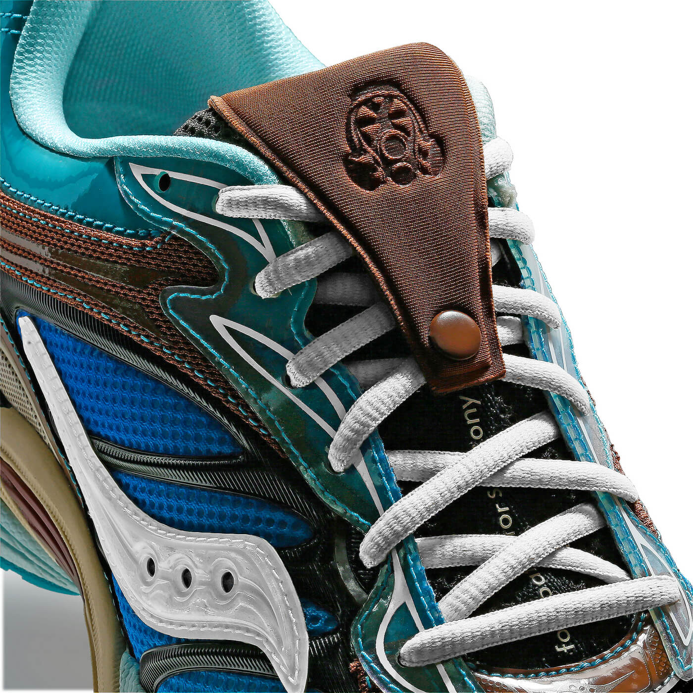 Saucony x Footpatrol Pro Grid Omni 9 - Blue / Brown - S70923-1