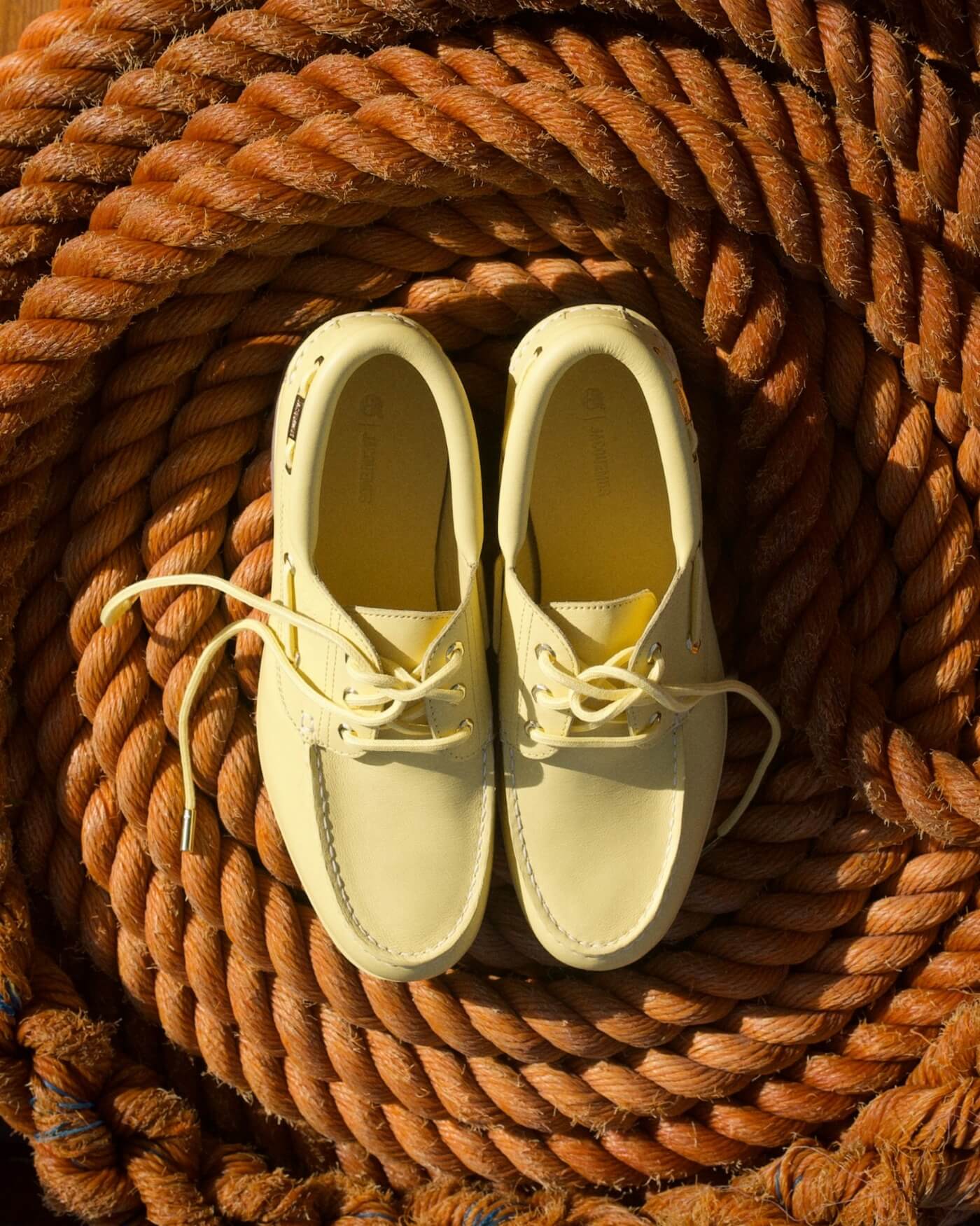 Timberland x Jacquemus 3-Eye Classic Lug Boat Shoe "La Bateau" - Banana Yellow/Gum - TB0A6G7F-EVU