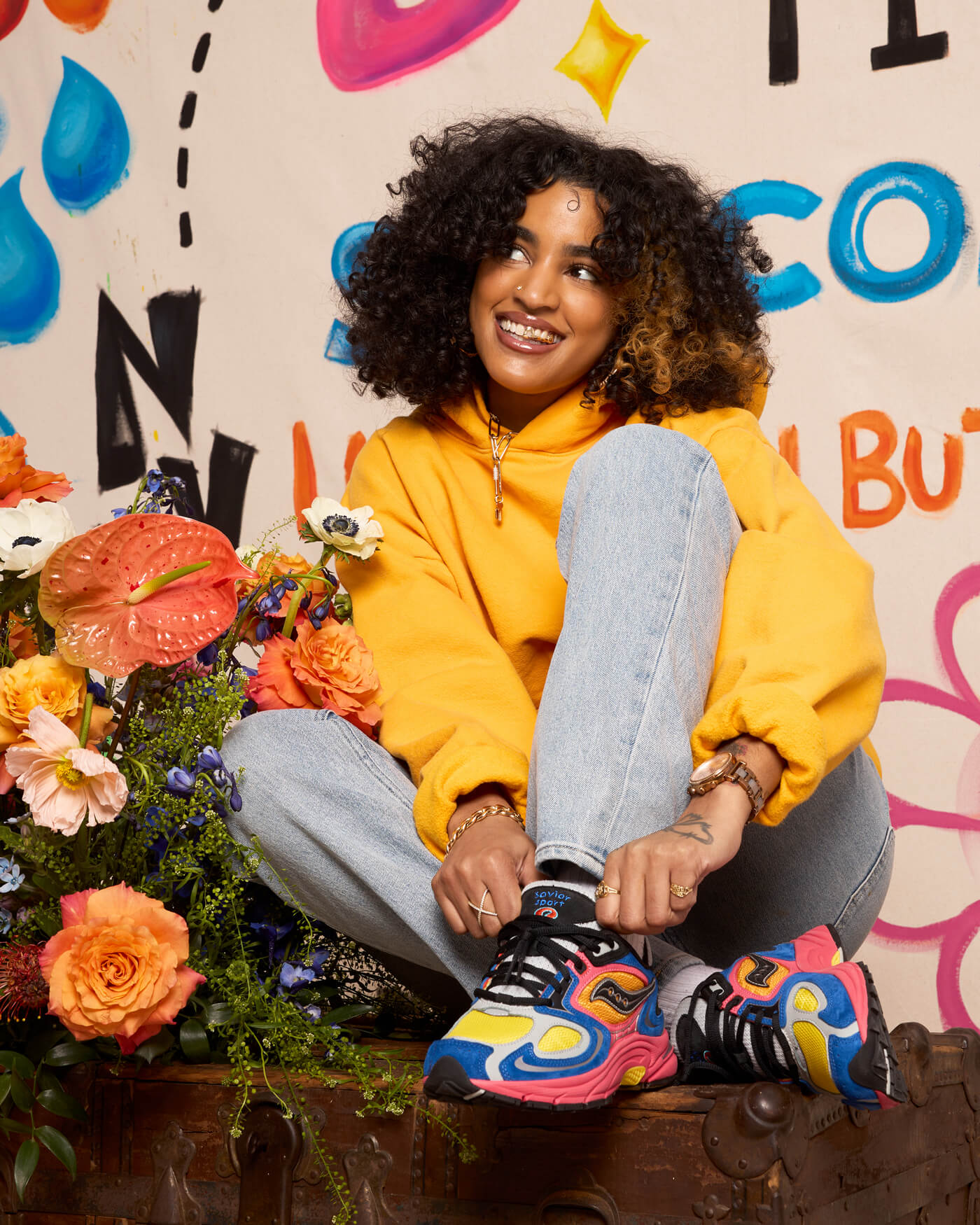 Saucony x Jae Tips Grid Jazz 9 "I Love You But I'm Busy"