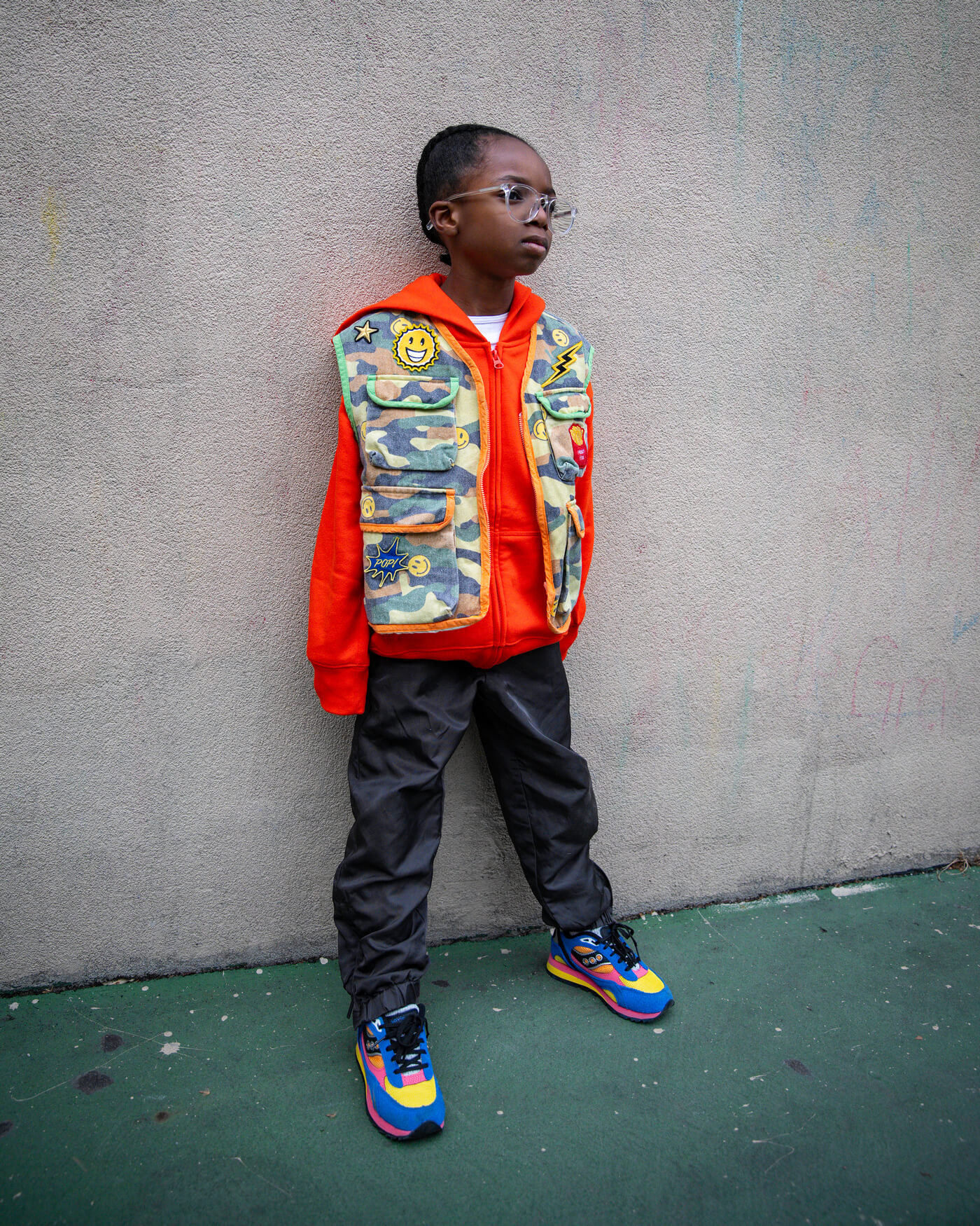 Saucony x Jae Tips Shadow 6000 Kids "I Love You But I'm Busy" - Blue/Orange/Yellow/Pink - SK267953