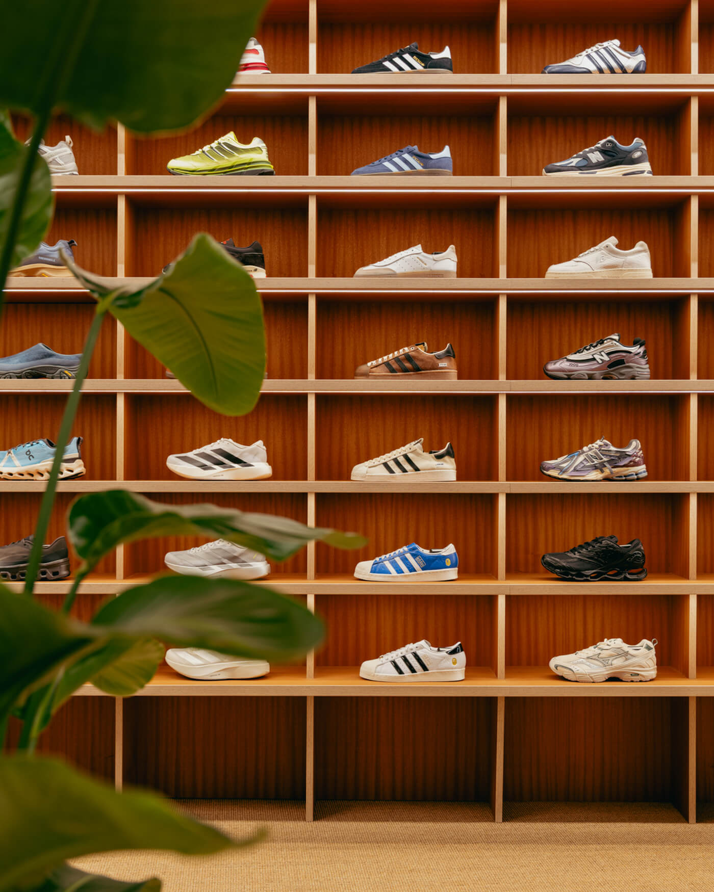Asphaltgold Store, Sneakerwall, Frankfurt